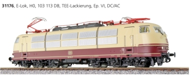 ESU 31176 - E-Lok BR 103 TEE, DB, Ep. VI - DC/AC-Sound